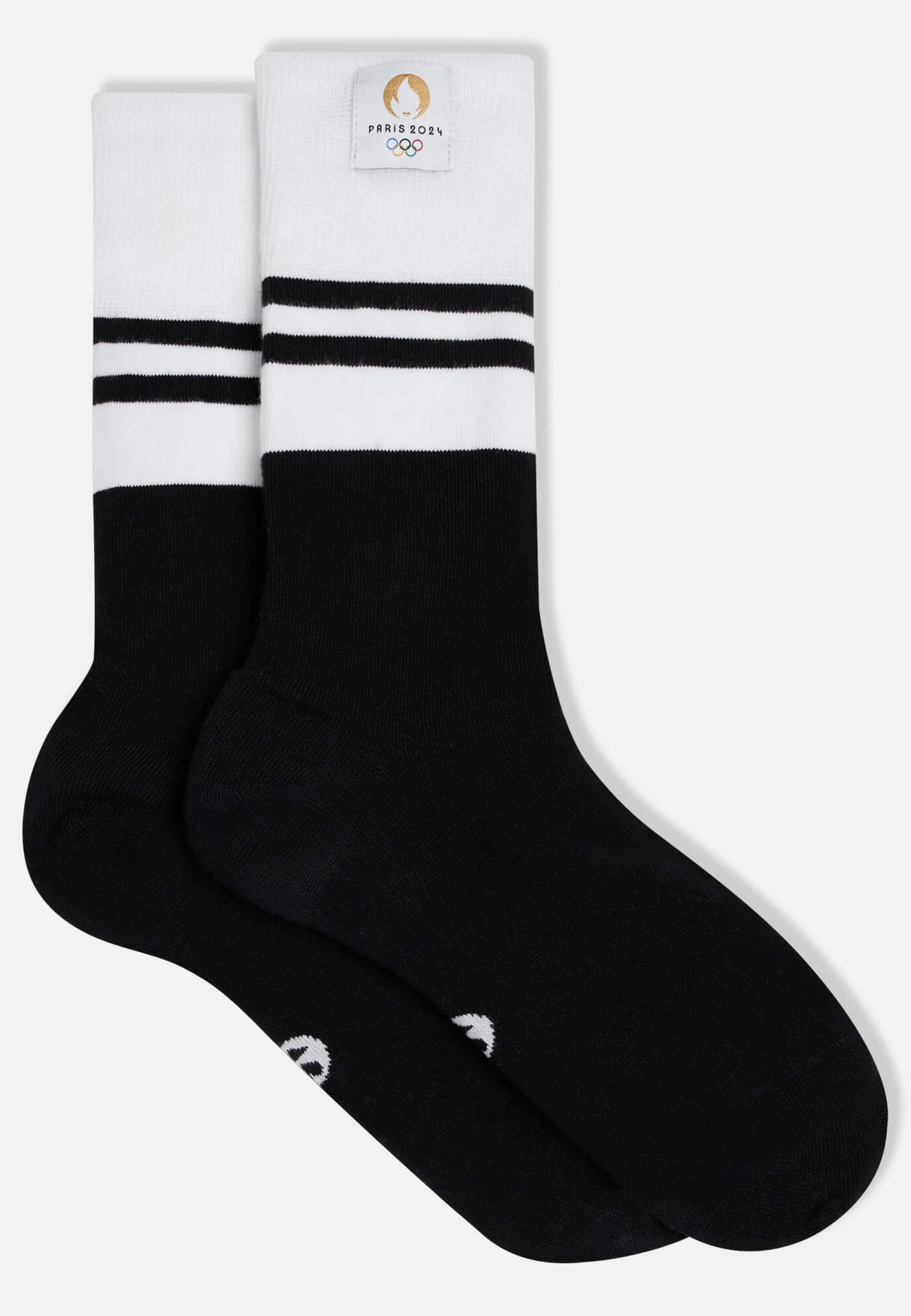 Chaussettes mi-hautes en coton-Lucas Noir Paris 2024