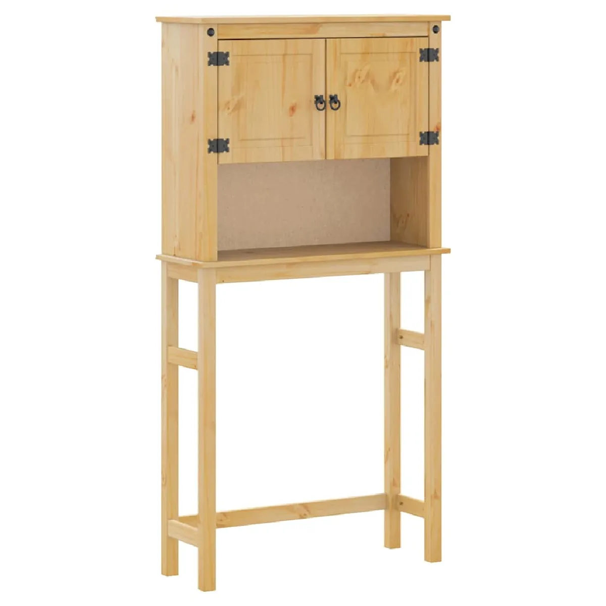 vidaXL Armoire lave-linge salle de bain - Pin massif
