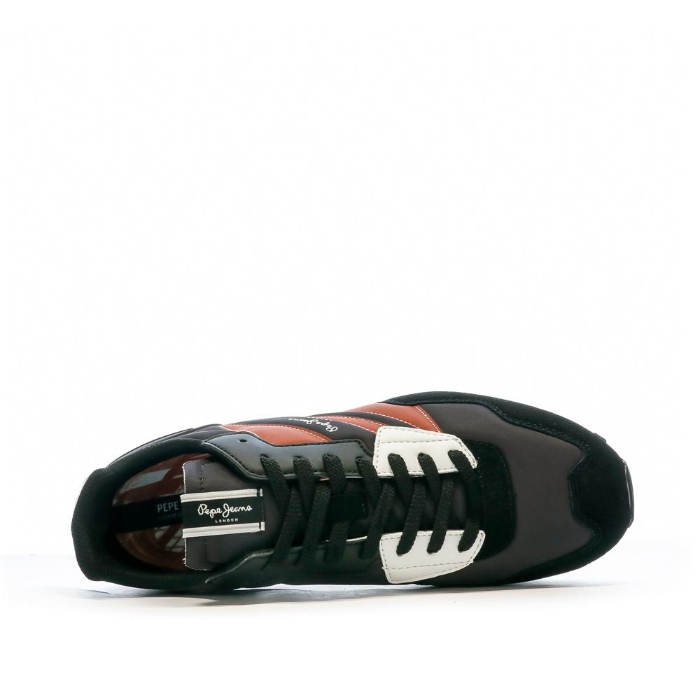 Pepe jeans Baskets Noir/Camel Homme Pepe Jeans Foster