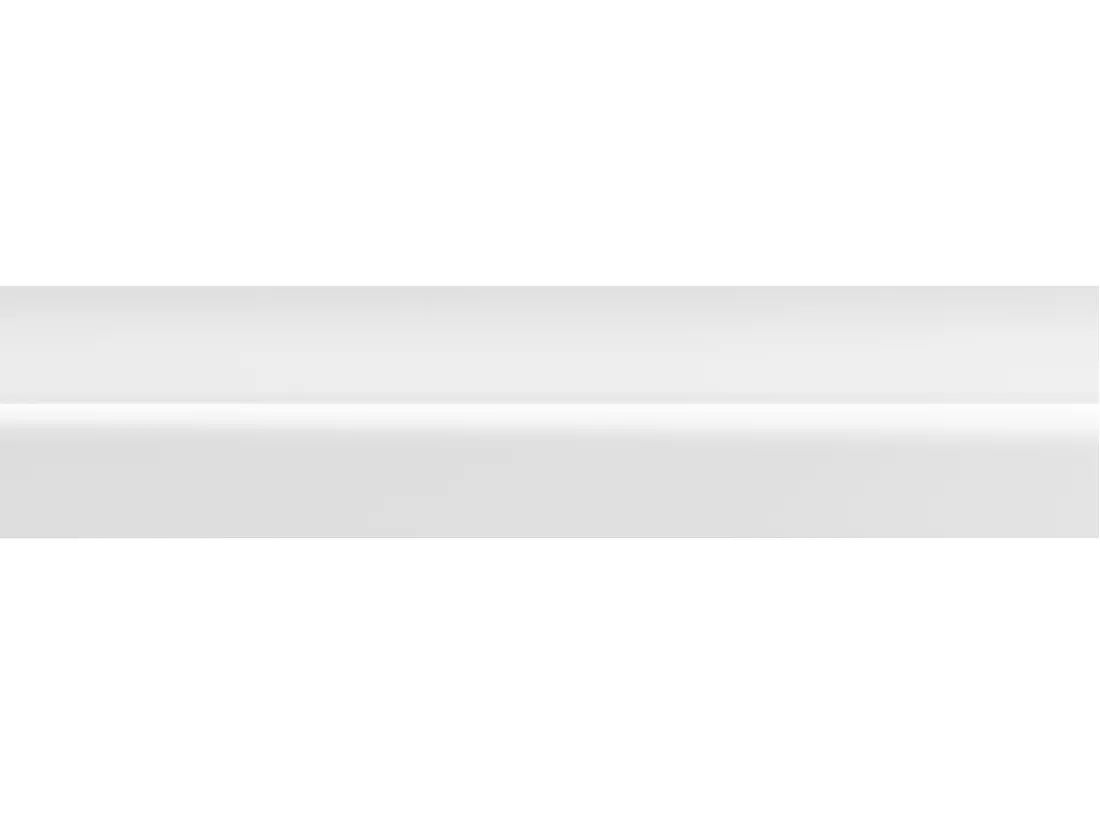 Lot de 3 plinthes en polystyrène L290 x l4.5 x H15 cm blanc - RADENO
