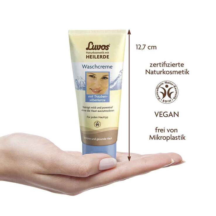 Luvos Naturkosmetik mit Heilerde Waschcreme, 100 ml