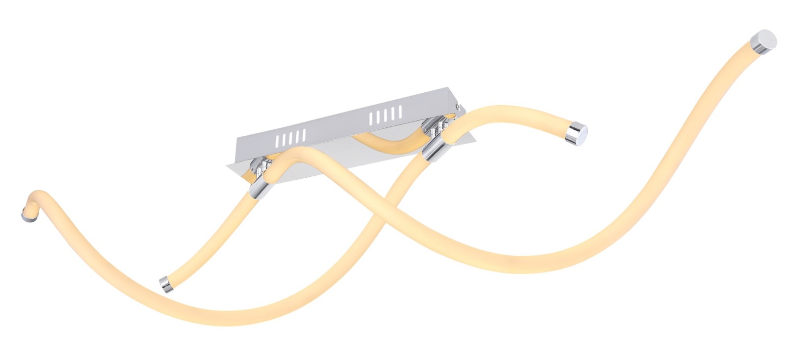 LED-Deckenleuchte - opal-weiß - 102 cm