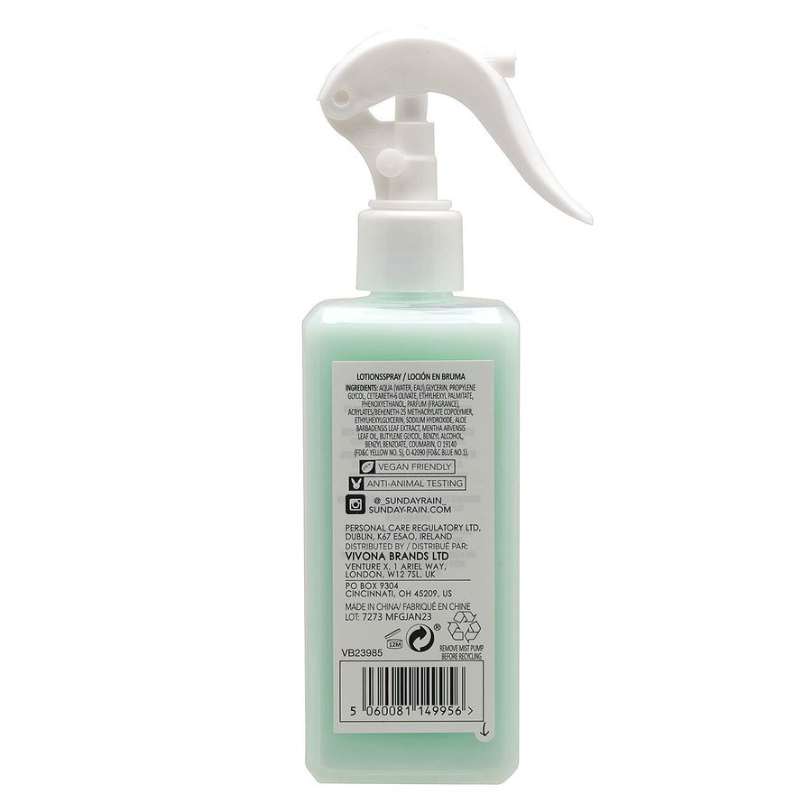 Sunday Rain Lotion Mist Aloe & Sweet Mint 300ml