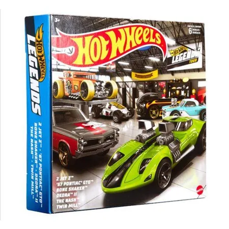 Hot Wheels HW Legends-Multipack mit 6 Spielzeugautos, Geschenk für Kinder & Sammler