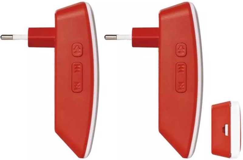 Emos - P5750.2R - Draadloze Deurbel - Wit - 150 Meter Reikwijdte