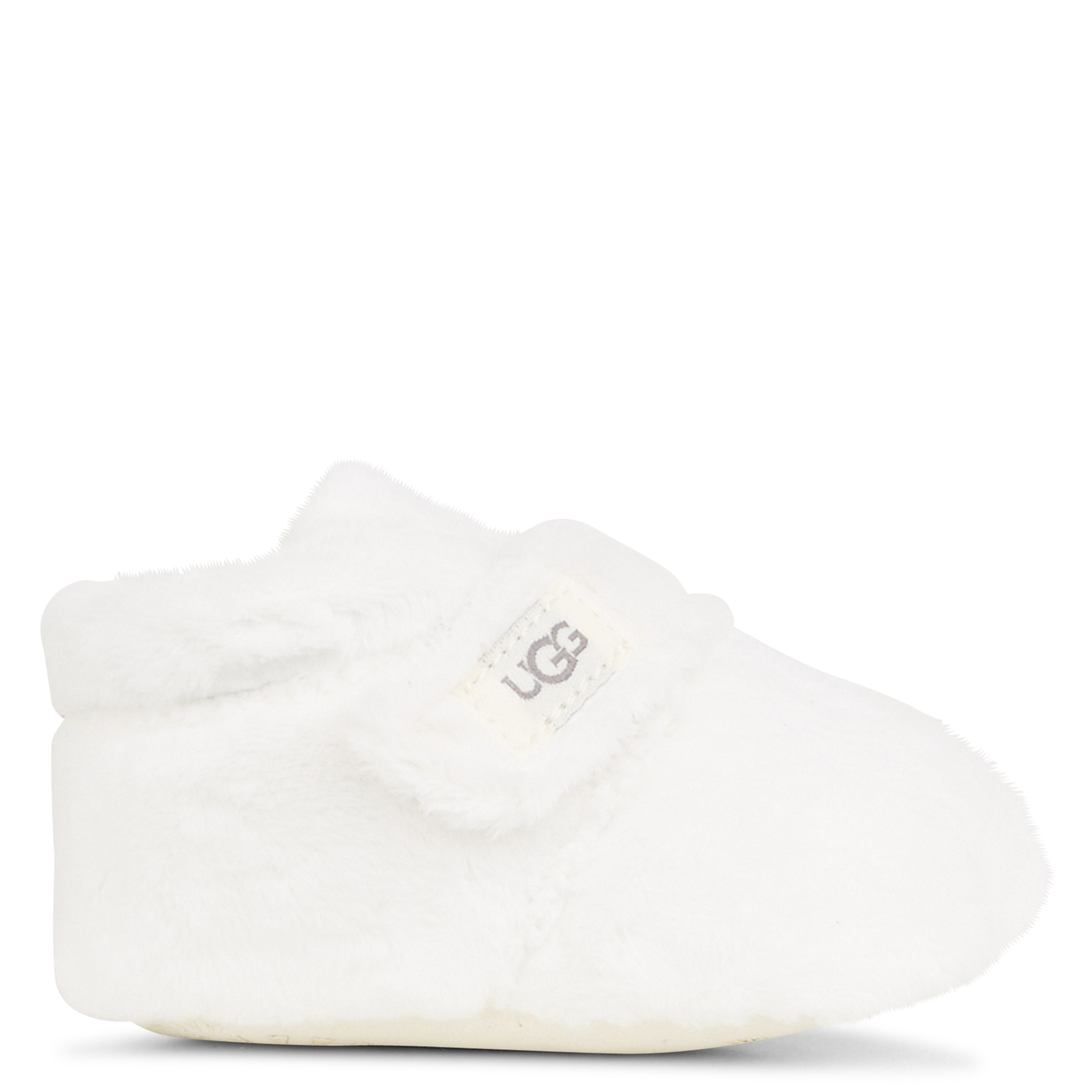 BIXBEE AND LOVEY - Chaussons fourrés à scratch | Blanc