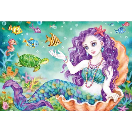 Schmidt Spiele KinderPuzzle - Prinzessin, Fee & Meerjungfrau, 3 x 48 Teile