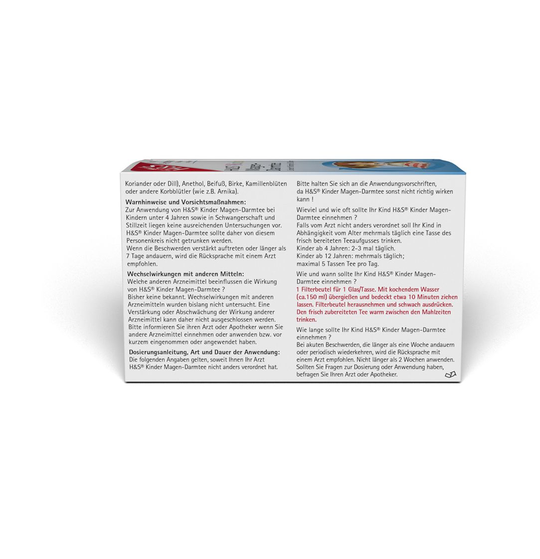 H&S® Kinder Magen-Darmtee