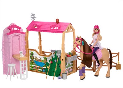 Barbie Ultimate Stall med Dukke & Hest