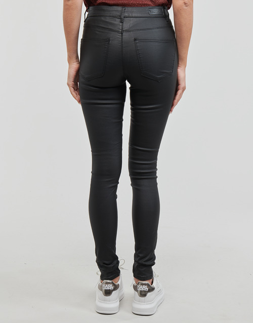 Only - ONLANNE K MID WAIST COATED PNT - Noir
