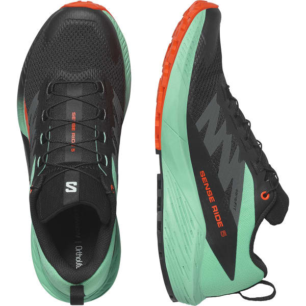 Chaussure trail SALOMON SENSE RIDE 5 BLACK/BAY/CHERT