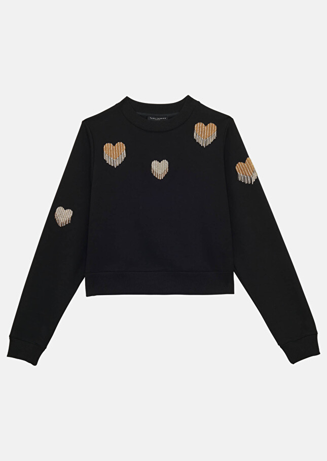 Pull Pulsionnoir en jersey