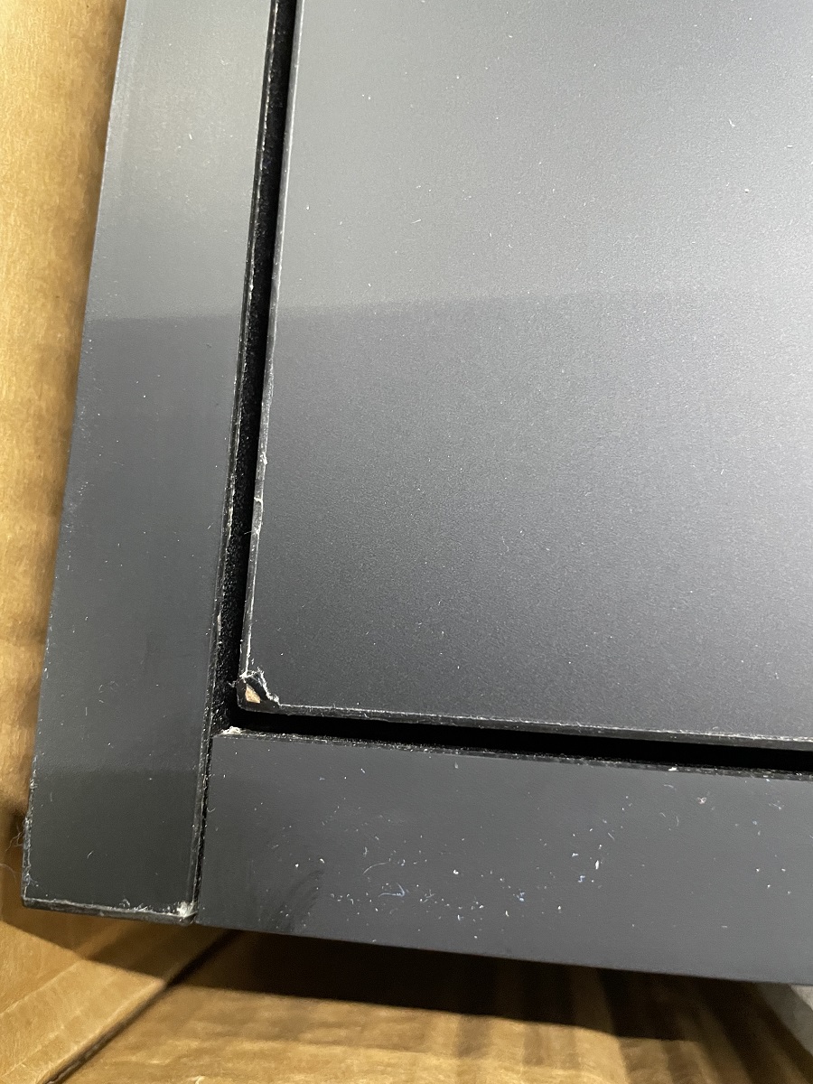 SCHADEMODEL: SaniGoods Sally badkamerkast 160cm mat zwart