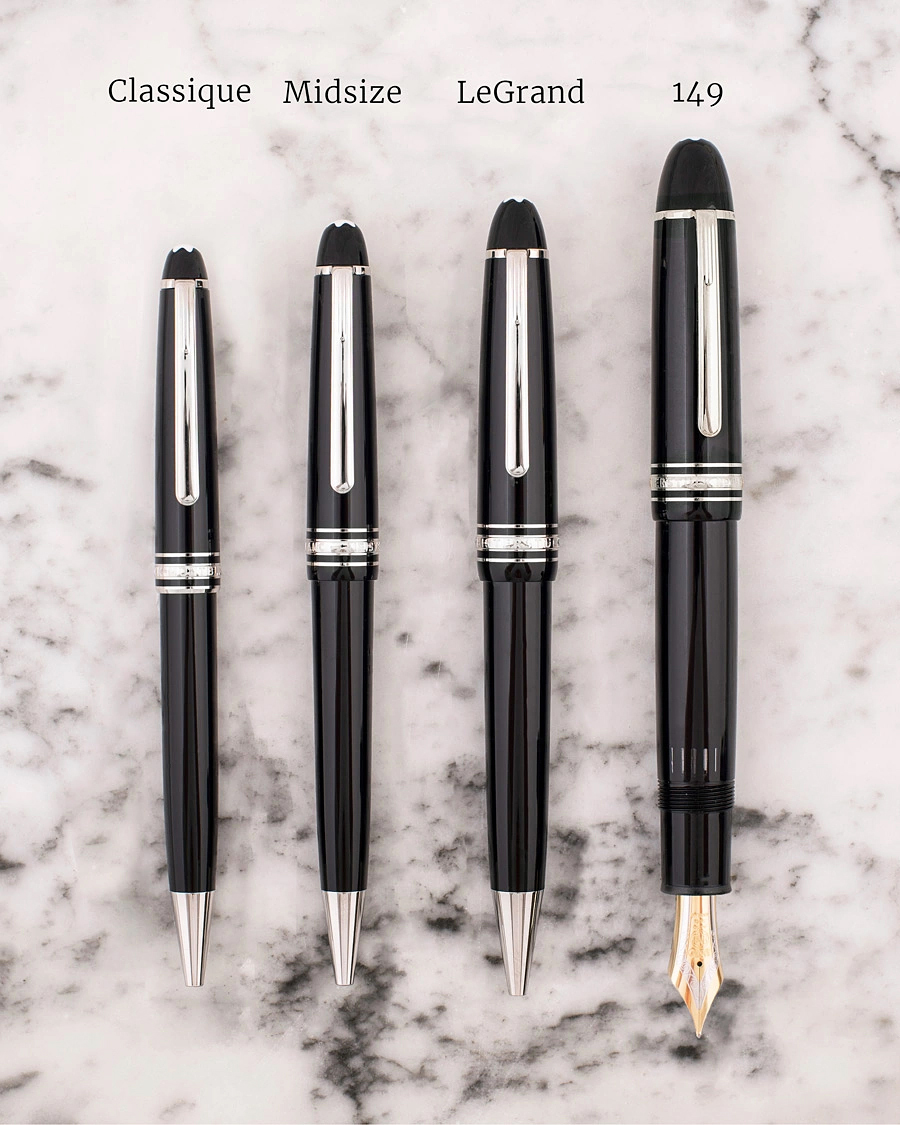 Montblanc 146 LeGrand Meisterstück M Fountain Pen Platinum Line