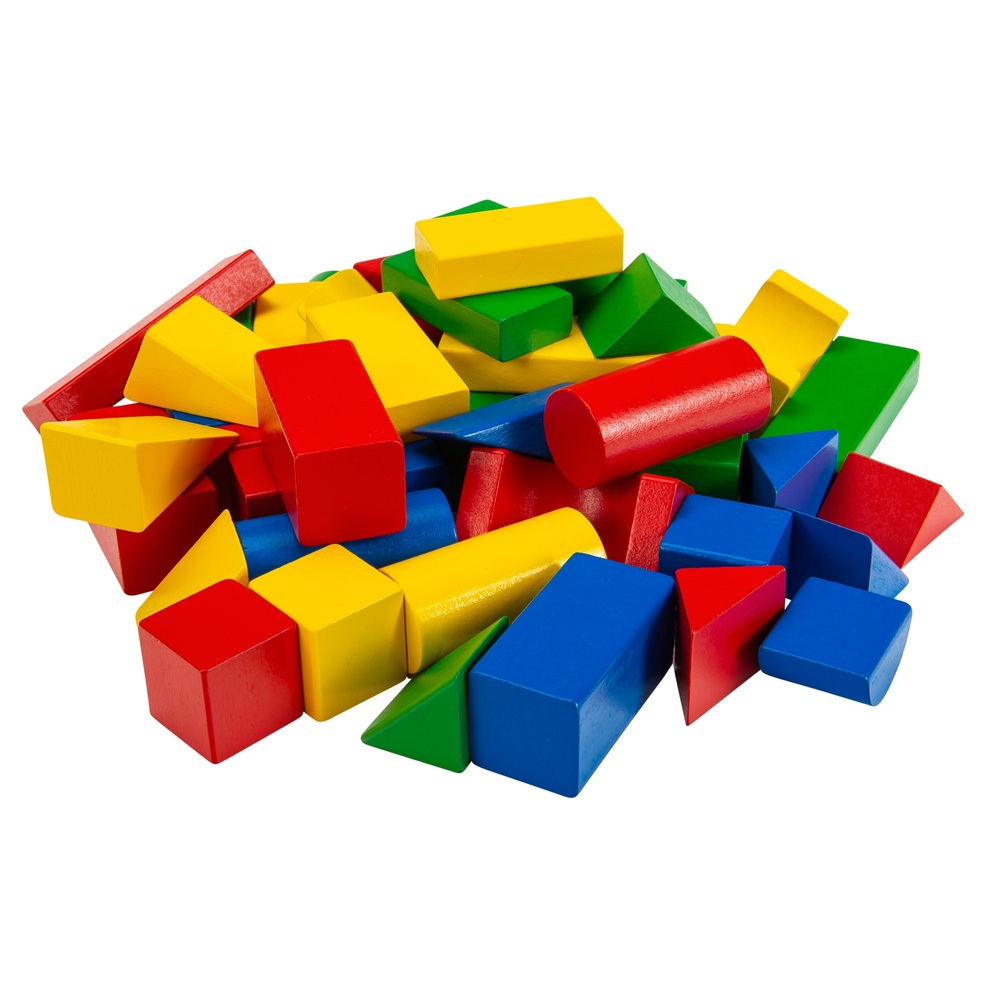 Eichhörnchen-Spielset mit 50 Holzbausteinen