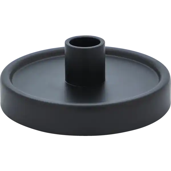 Stabkerzenhalter Metal schwarz & weiss