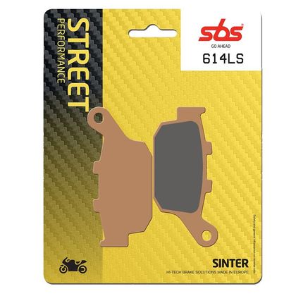 Plaquettes de freins SBS 614LS Sinter Métal Fritté arrière