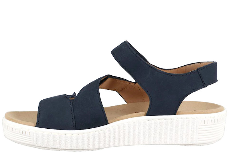 GABOR SANDAL I BLÅ NUBUCK