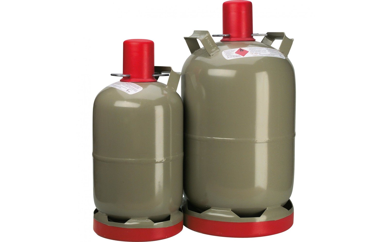 Gasflasche Stahl 5 kg Leergewicht