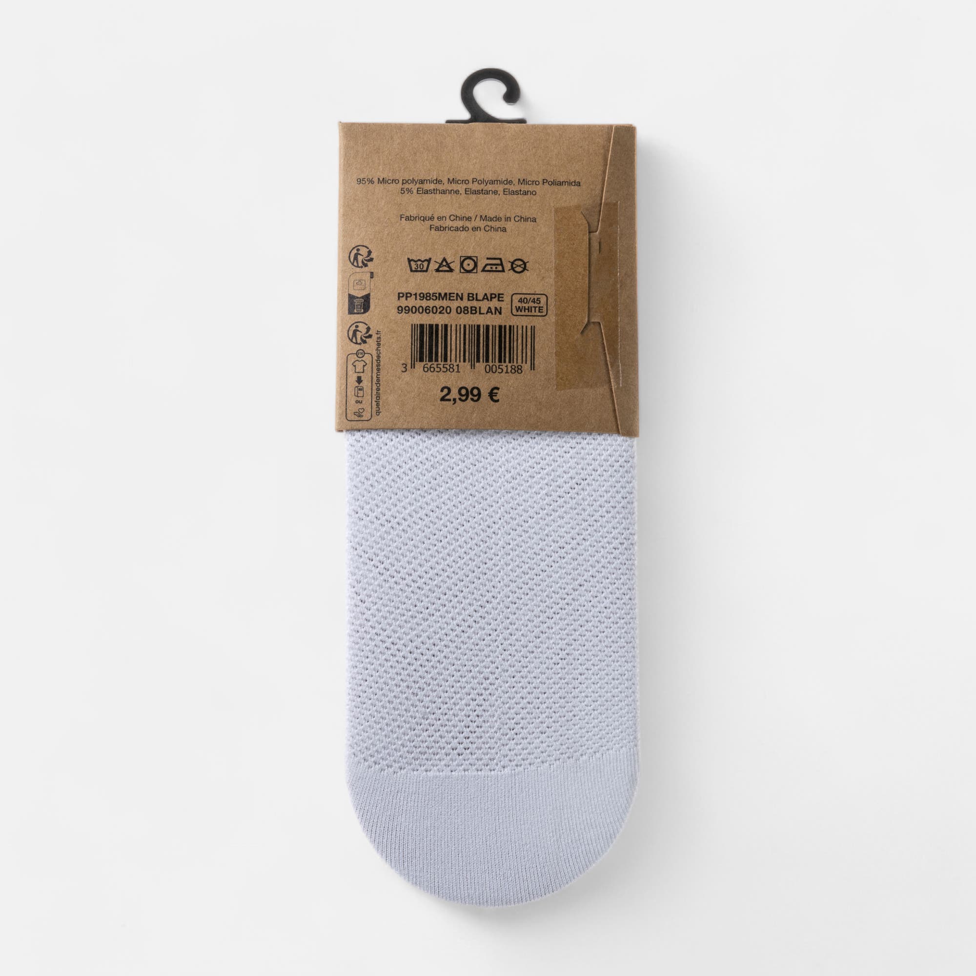 Chaussettes Homme blanc