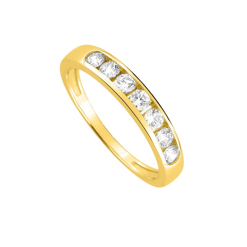 Bague Femme - Oxyde de zirconium - Or 18 Carats