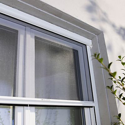 Moustiquaire de fenêtre en alu blanc Protek 160 x h.170 cm