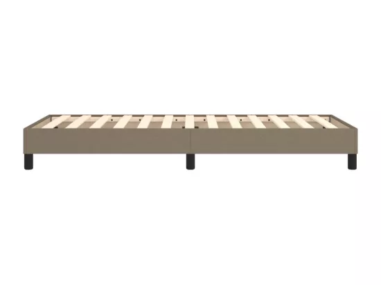 Sommier à lattes de lit Taupe 80x200 cm Tissu