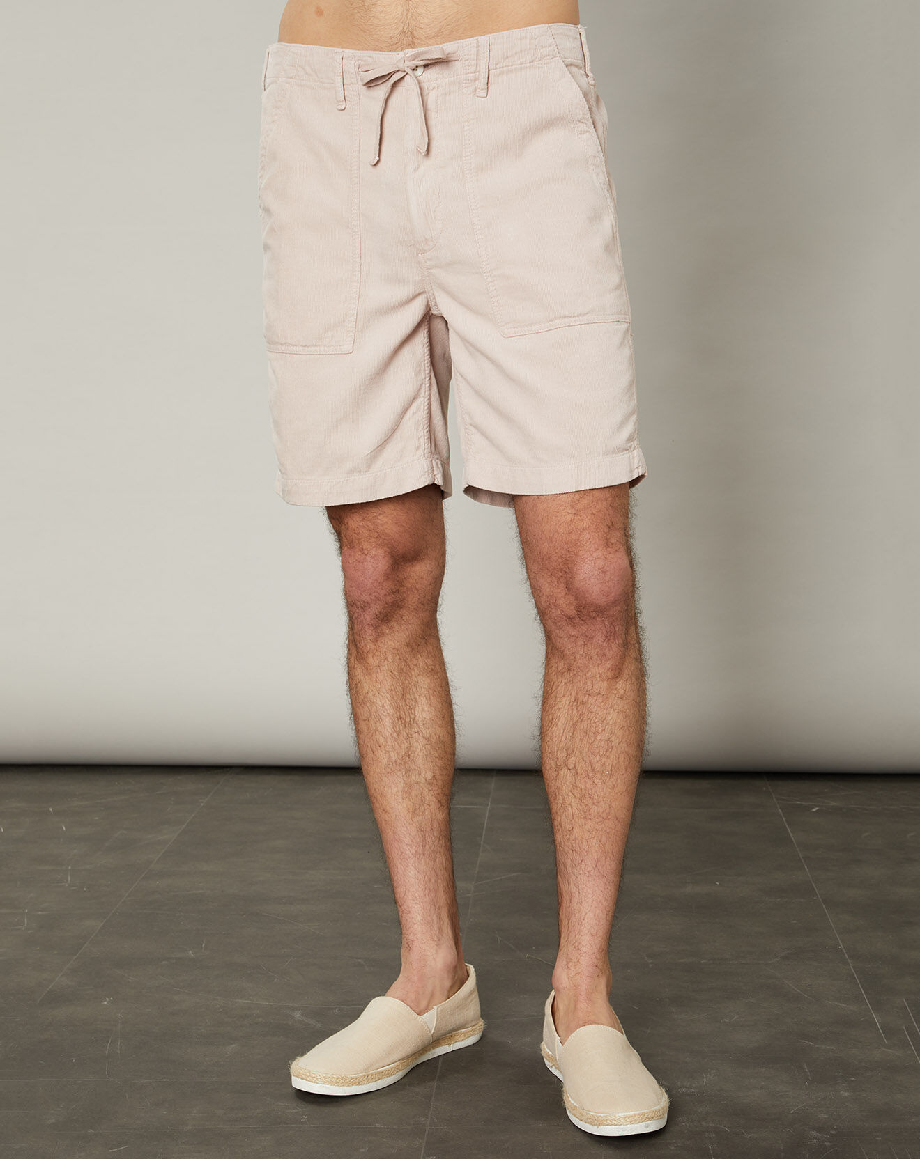 Hartford Short en Velours Milleraies Fatigue Ds  rose