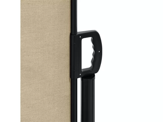 Auvent latéral rétractable beige 160x300 cm