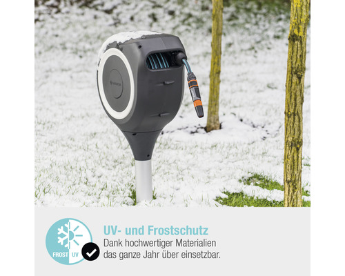 GARDENA RollUp M tuinslangbox inclusief 20 m slang, 360° draaibaar en RollControl-technologie