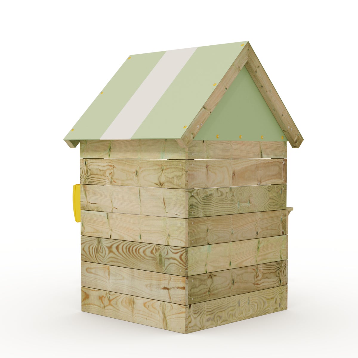 WICKEY Kindertuin Speelhuis Hoed met Venster - Pastelblauw