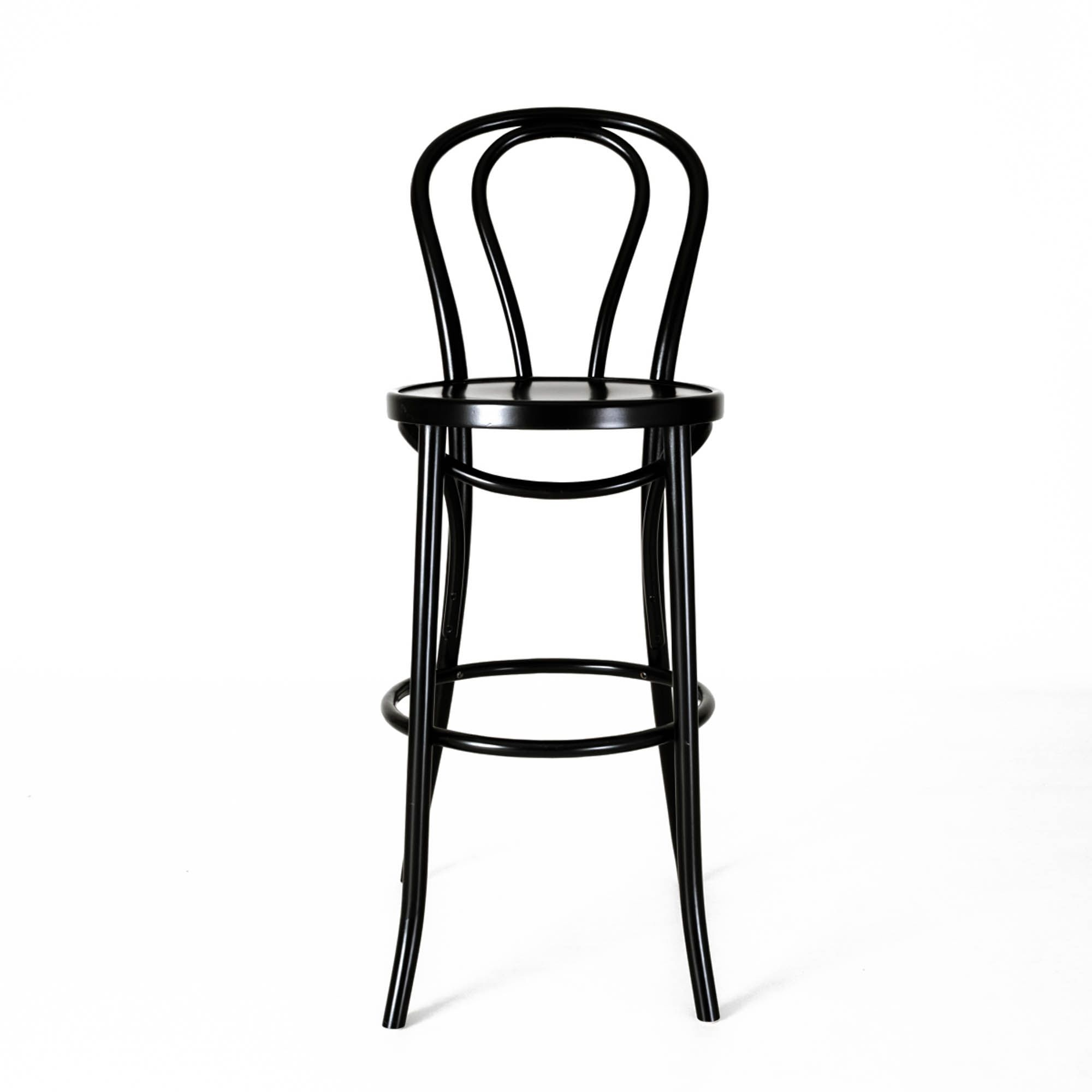 Vienna kruk zwart - 75 cm
