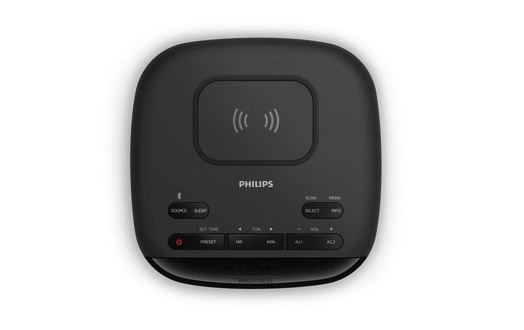 DAB+ Radio TAR7705/10 SchwarzBluetooth-Radiowecker mit Qi-Ladefunktion