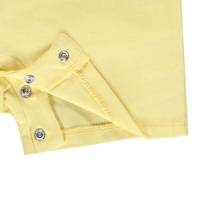 Lot de 4 combinaisons courtes fantaisie en jersey pour bébé garçon - Ecru