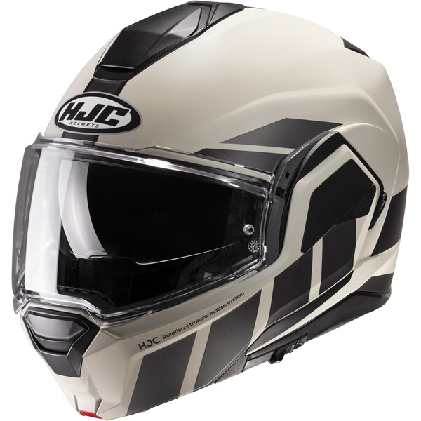 HJC - Casque i100 Beis MC9SF / Beige / Noir / Mat