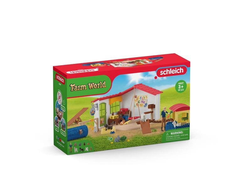 Schleich Spielfigurenset Farm World Tierhotel Umfangreiche Tierfarm
