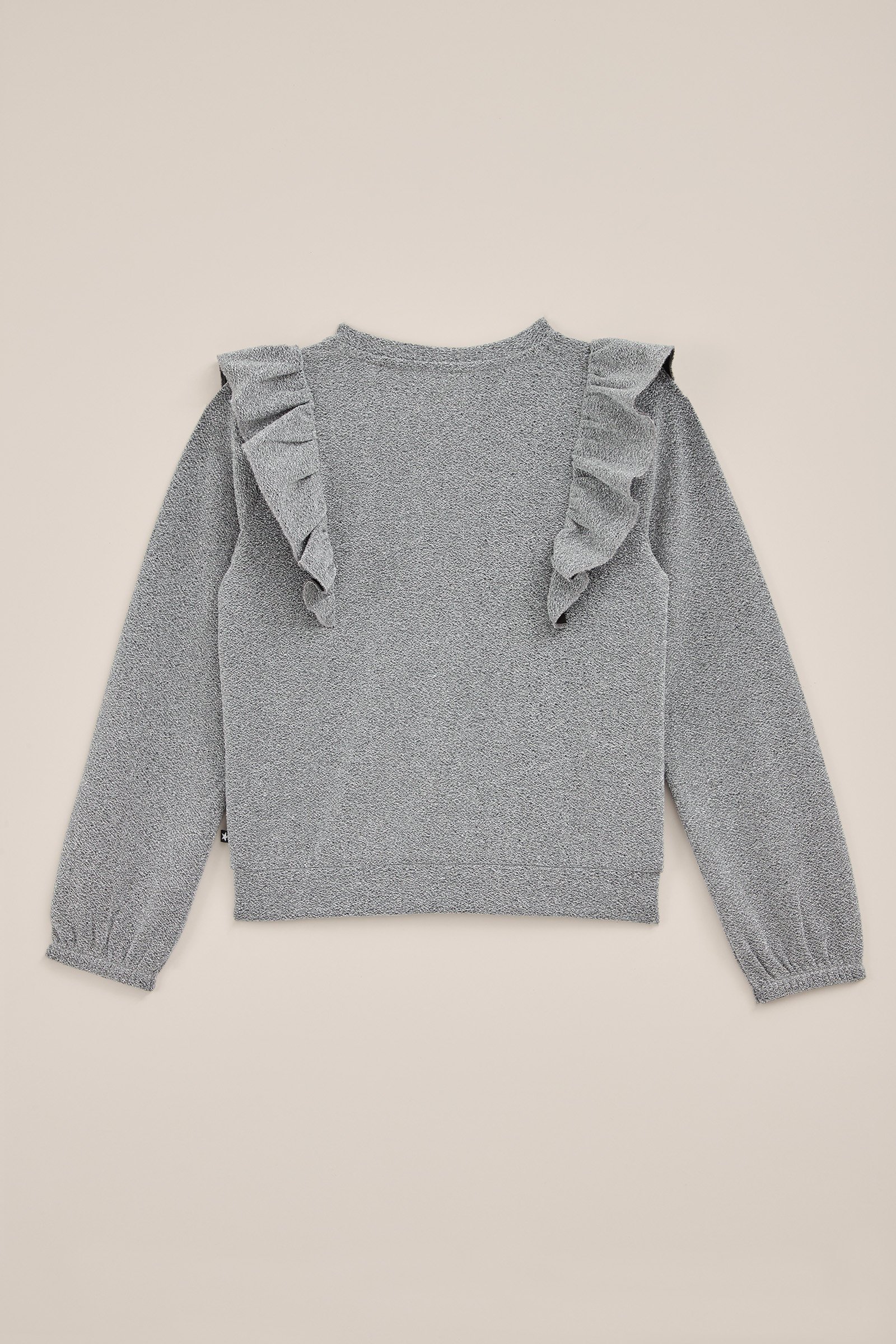 Meisjes sweater met glittergaren WE Fashion Zilver
