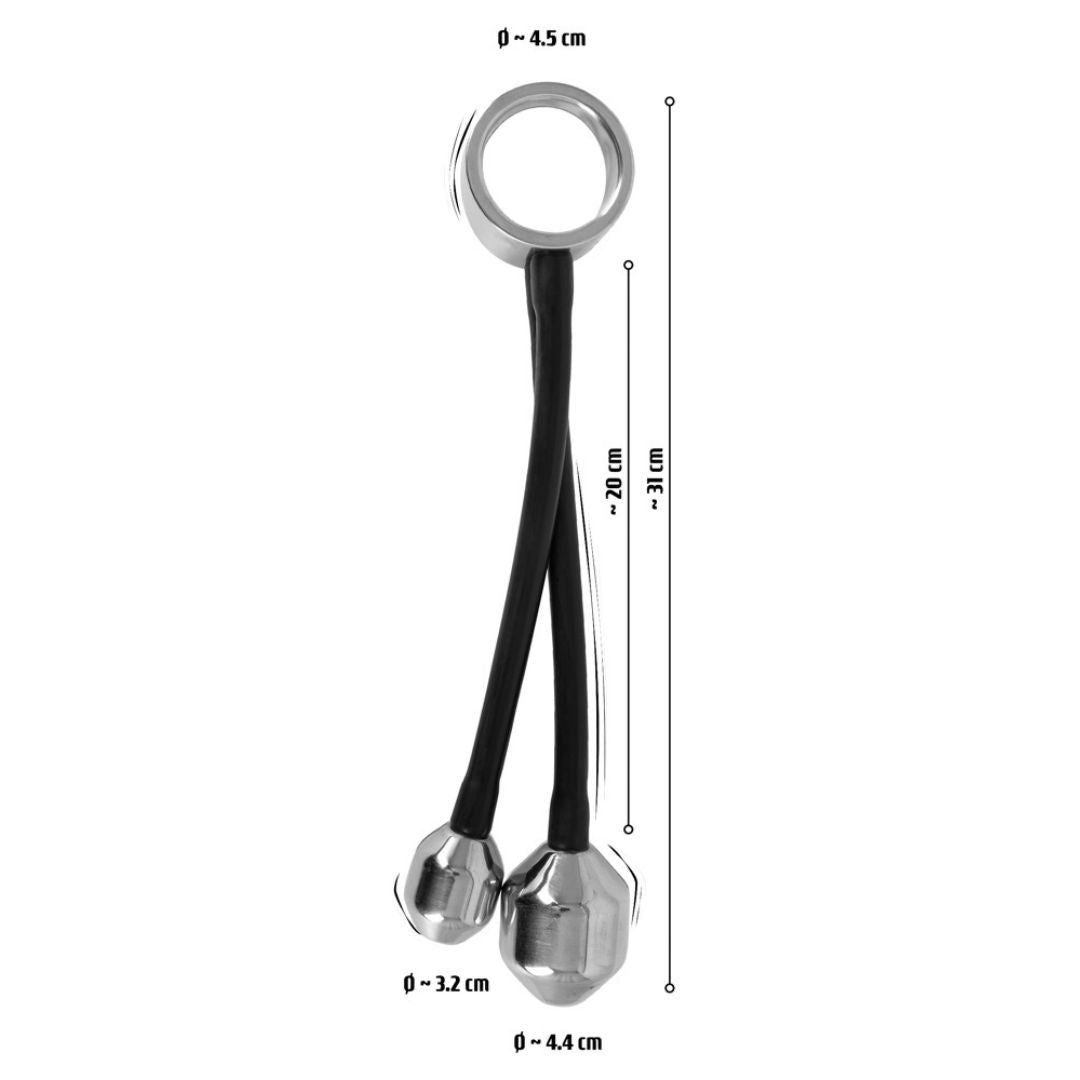 Penisring mit 2 schweren Plug-Gewichten | Erektionsverstärker | You2Toys
