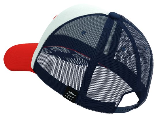Casquette Compressport Trucker Cap Blanc/Marron