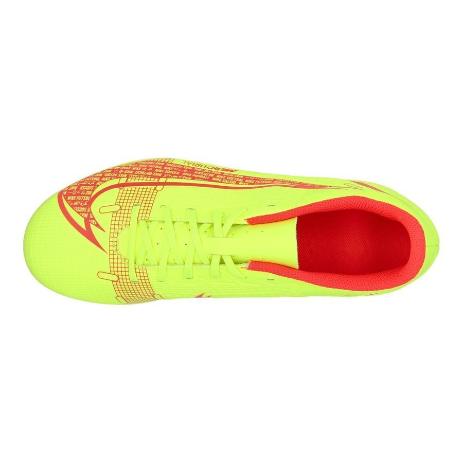 Nike Mercurial Vapor 14 Club MG Motivation - Jaune Fluo/Rouge Enfant
