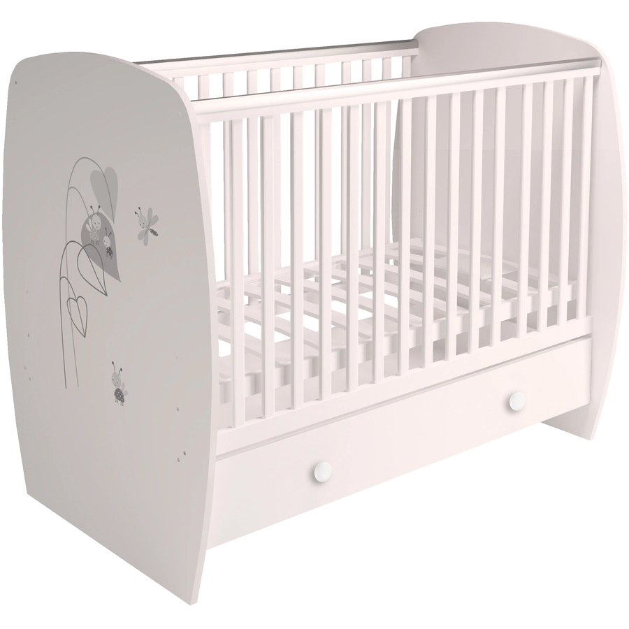 Polini Kids Babybett French 710 Amis weiß
