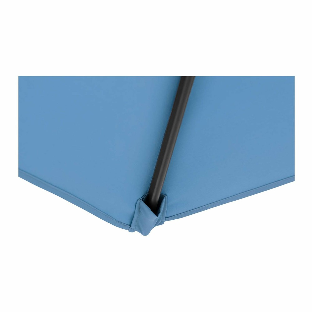 Grand parasol de jardin rectangulaire 200 x 300 cm bleu