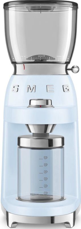 SMEG CGF01PBEU Elektrische koffiemolen Pastelblauw 30 maalstanden