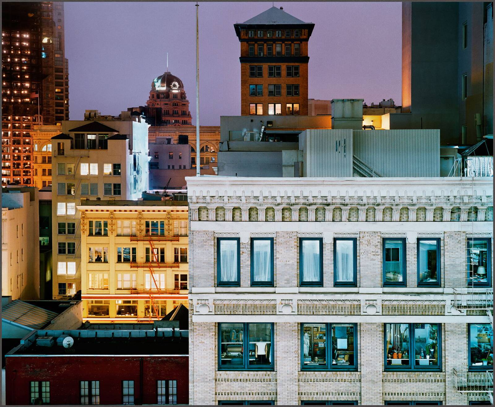 Sutter Stockton, San Francisco by Christopher Woodcock - Limited Edition. Edition of: 100. Signed.