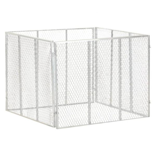 Compostor de Jardim 100x100x77 Cm Ferro Galvanizado - 146150