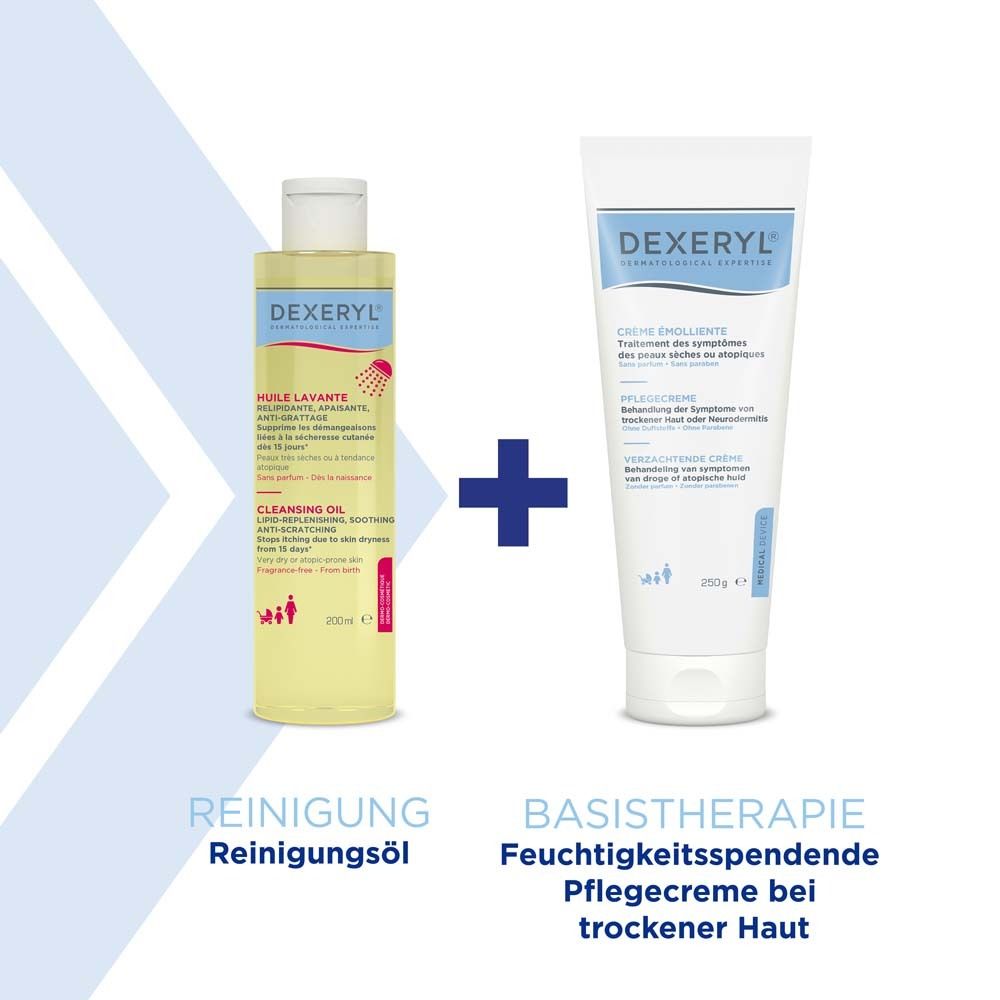 DEXERYL® Reinigungsöl - Sanfte Reinigung bei trockener Haut
