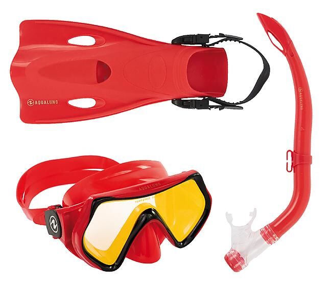 AQUALUNG - PACK PALMES MASQUE TUBA HERO ENFANT