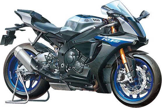 Tamiya - Yamaha Yzf-R1M Motorcykel Byggesæt - 1:12 - 14133