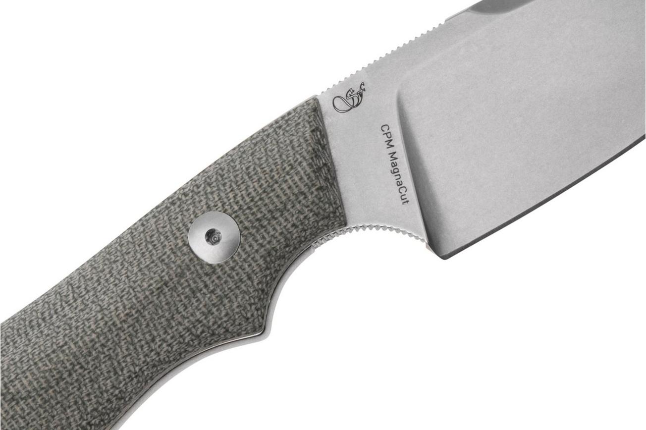 Viper Handy VT4040CG Green Micarta, vaststaand mes
