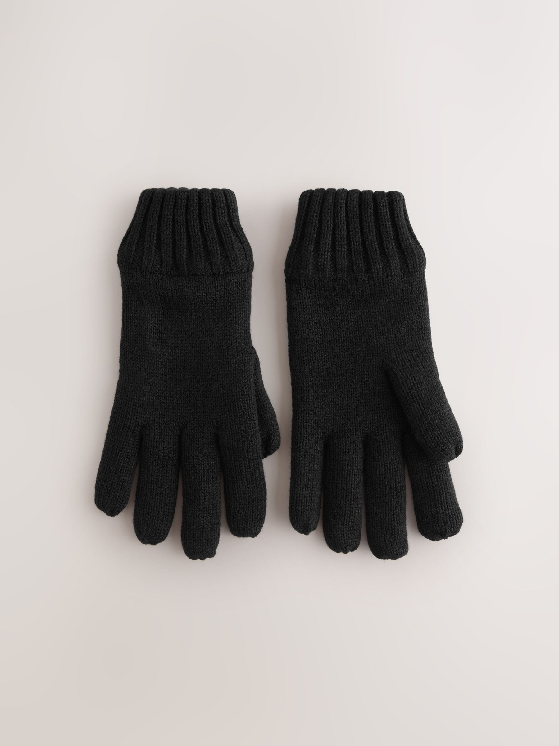 Zwart - Thinsulate Knitted Touchscreen Gloves
